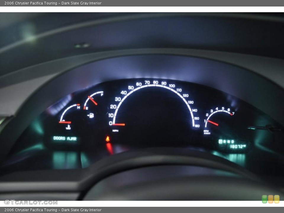 Dark Slate Gray Interior Gauges for the 2006 Chrysler Pacifica Touring #48992279