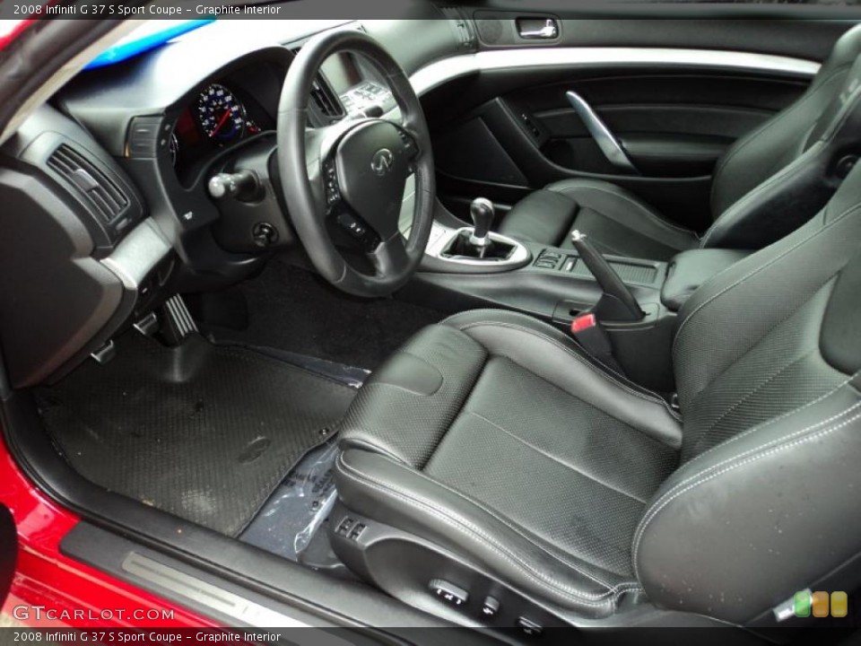 Graphite Interior Photo for the 2008 Infiniti G 37 S Sport Coupe #48992579