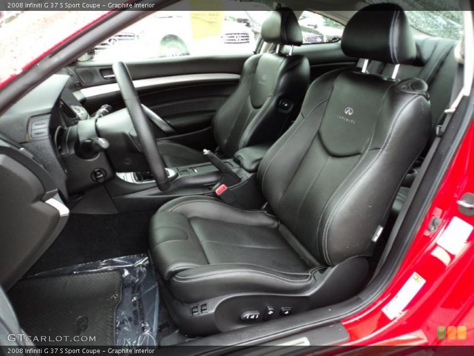 Graphite Interior Photo for the 2008 Infiniti G 37 S Sport Coupe #48992594