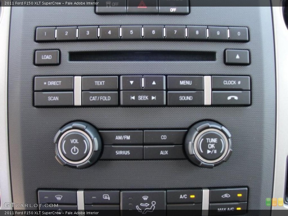 Pale Adobe Interior Controls for the 2011 Ford F150 XLT SuperCrew #48992900