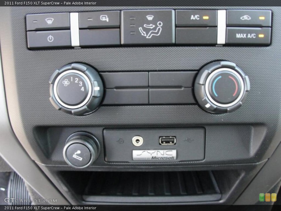 Pale Adobe Interior Controls for the 2011 Ford F150 XLT SuperCrew #48992912