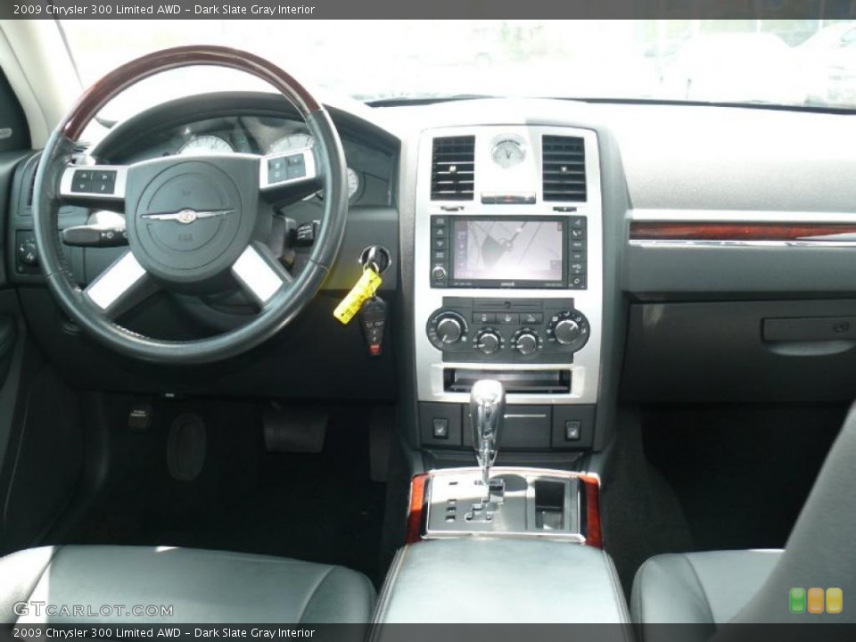 Dark Slate Gray Interior Dashboard for the 2009 Chrysler 300 Limited AWD #48994508