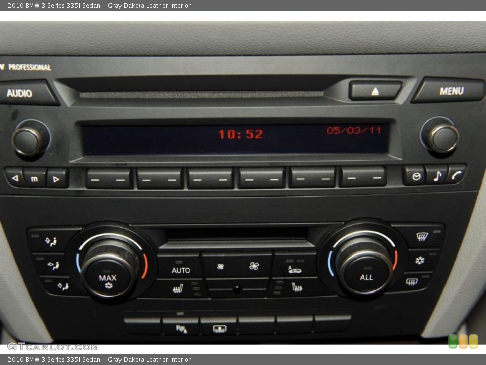 Gray Dakota Leather Interior Controls for the 2010 BMW 3 Series 335i Sedan #48997949