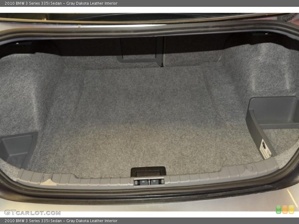 Gray Dakota Leather Interior Trunk for the 2010 BMW 3 Series 335i Sedan #48998081