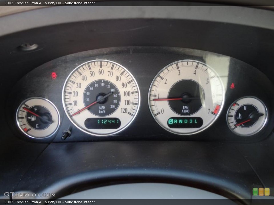 Sandstone Interior Gauges for the 2002 Chrysler Town & Country LXi #48998693