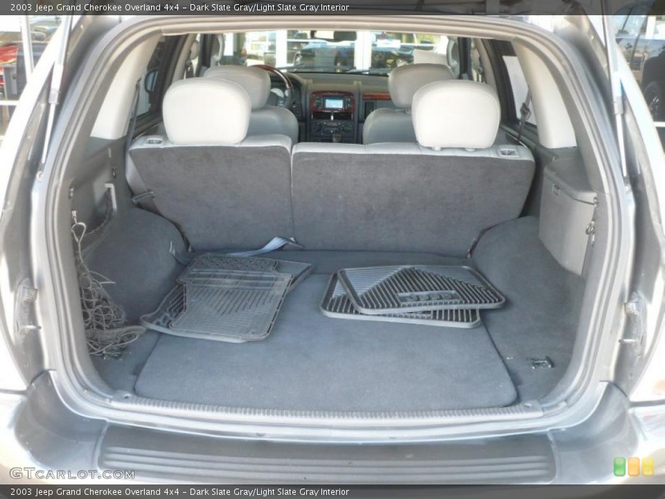 Dark Slate Gray/Light Slate Gray Interior Trunk for the 2003 Jeep Grand Cherokee Overland 4x4 #48999104