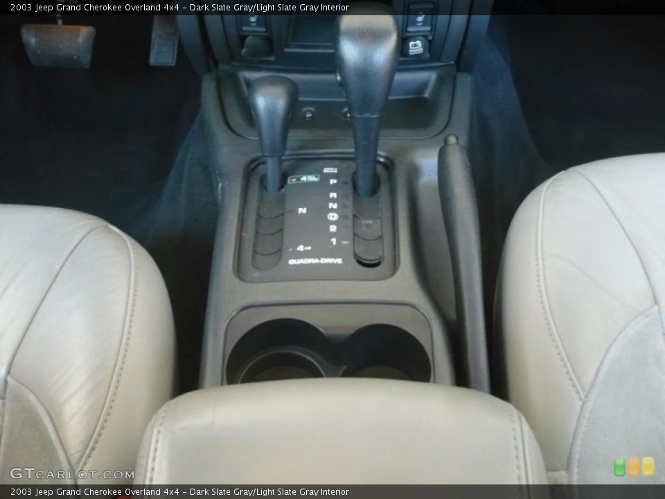 Dark Slate Gray/Light Slate Gray Interior Transmission for the 2003 Jeep Grand Cherokee Overland 4x4 #48999215