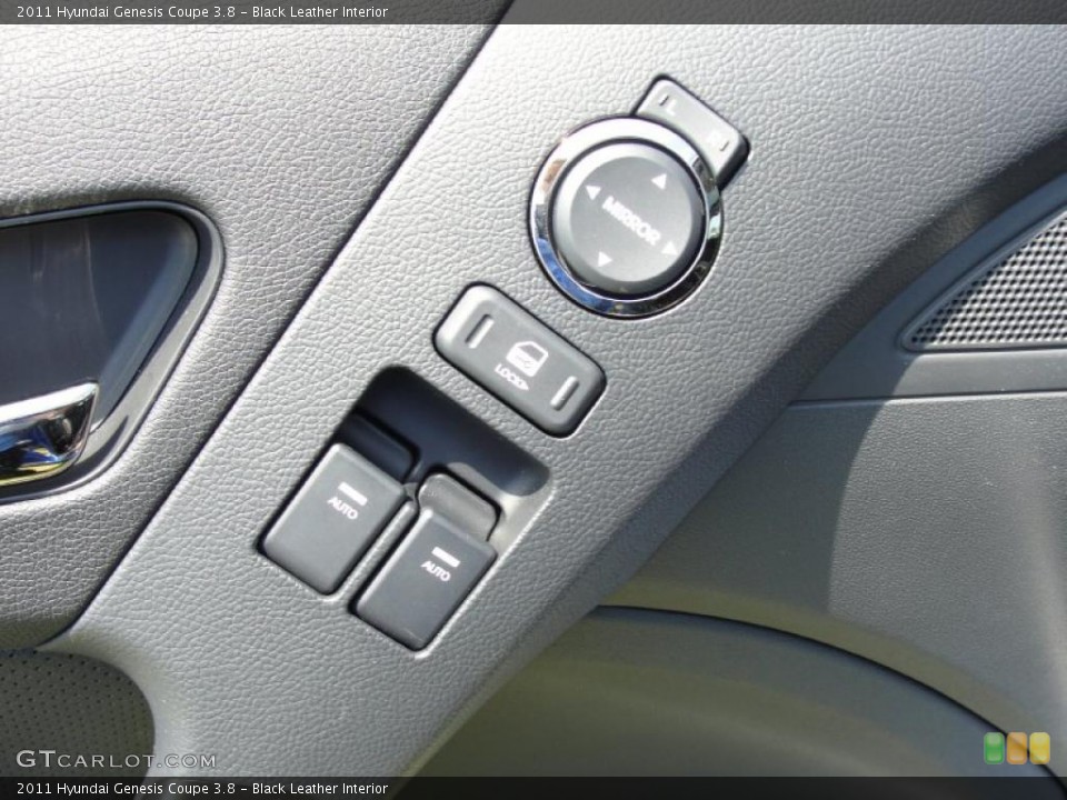 Black Leather Interior Controls for the 2011 Hyundai Genesis Coupe 3.8 #49002050