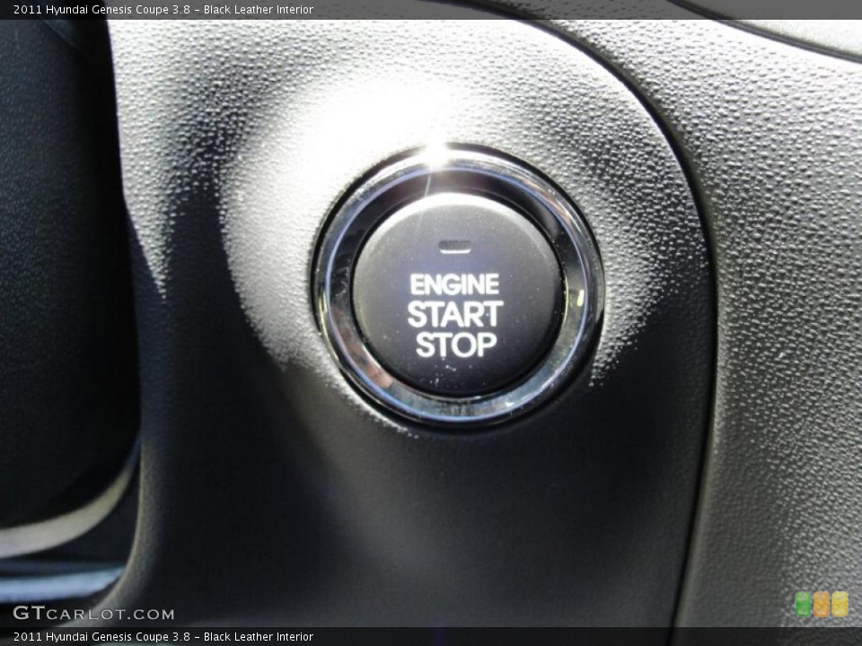 Black Leather Interior Controls for the 2011 Hyundai Genesis Coupe 3.8 #49002245