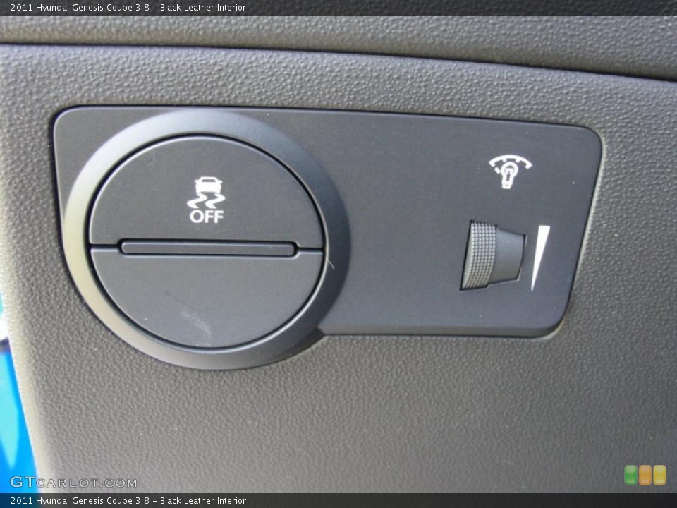 Black Leather Interior Controls for the 2011 Hyundai Genesis Coupe 3.8 #49002290