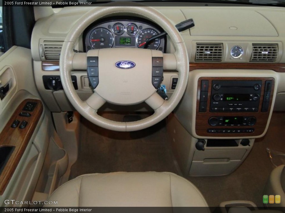 Pebble Beige Interior Dashboard for the 2005 Ford Freestar Limited #49003757