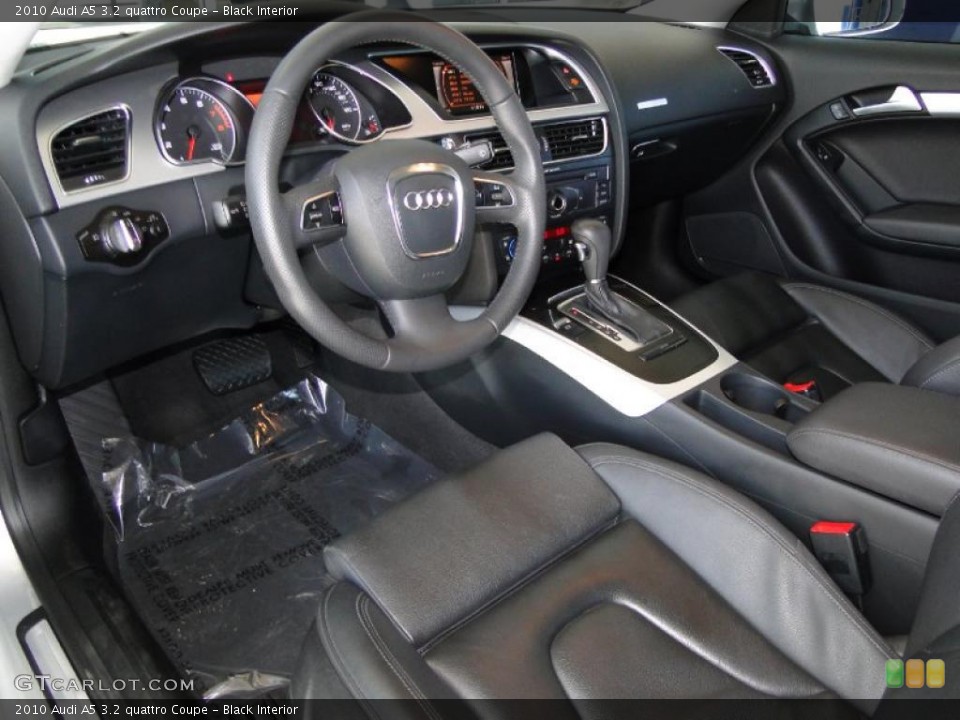 Black Interior Prime Interior for the 2010 Audi A5 3.2 quattro Coupe #49005407