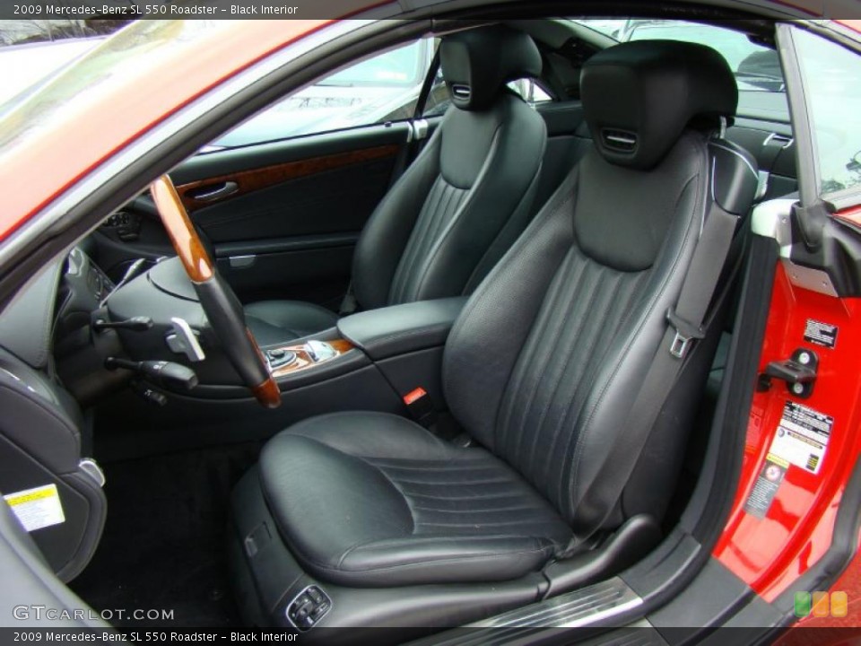 Black Interior Photo for the 2009 Mercedes-Benz SL 550 Roadster #49006655
