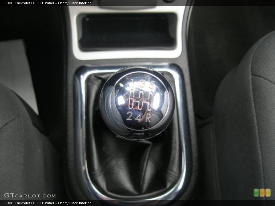 Ebony Black Interior Transmission for the 2008 Chevrolet HHR LT Panel #49012298