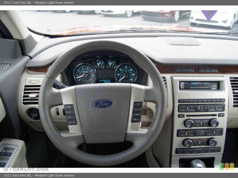 Medium Light Stone Interior Dashboard for the 2011 Ford Flex SEL #49013330