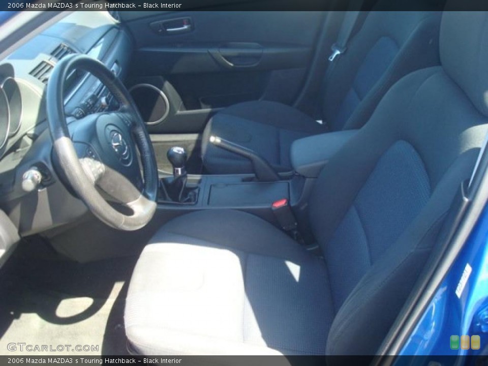 Black Interior Photo for the 2006 Mazda MAZDA3 s Touring Hatchback #49014200