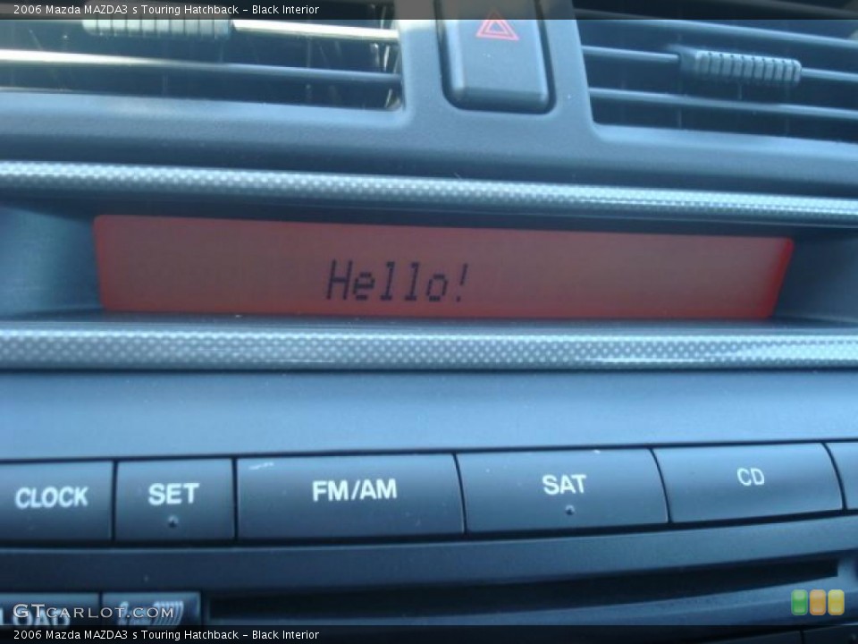 Black Interior Controls for the 2006 Mazda MAZDA3 s Touring Hatchback #49014308