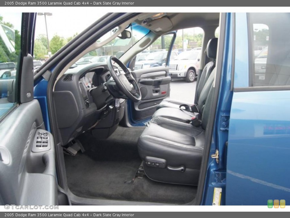 Dark Slate Gray Interior Photo for the 2005 Dodge Ram 3500 Laramie Quad Cab 4x4 #49014511