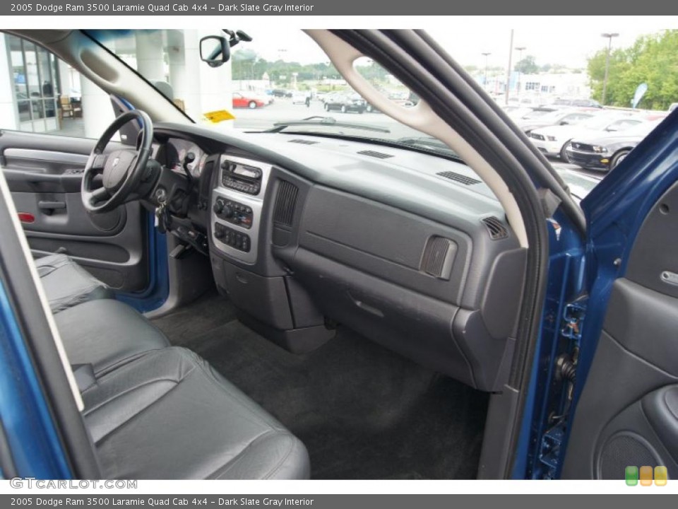 Dark Slate Gray Interior Dashboard for the 2005 Dodge Ram 3500 Laramie Quad Cab 4x4 #49014611
