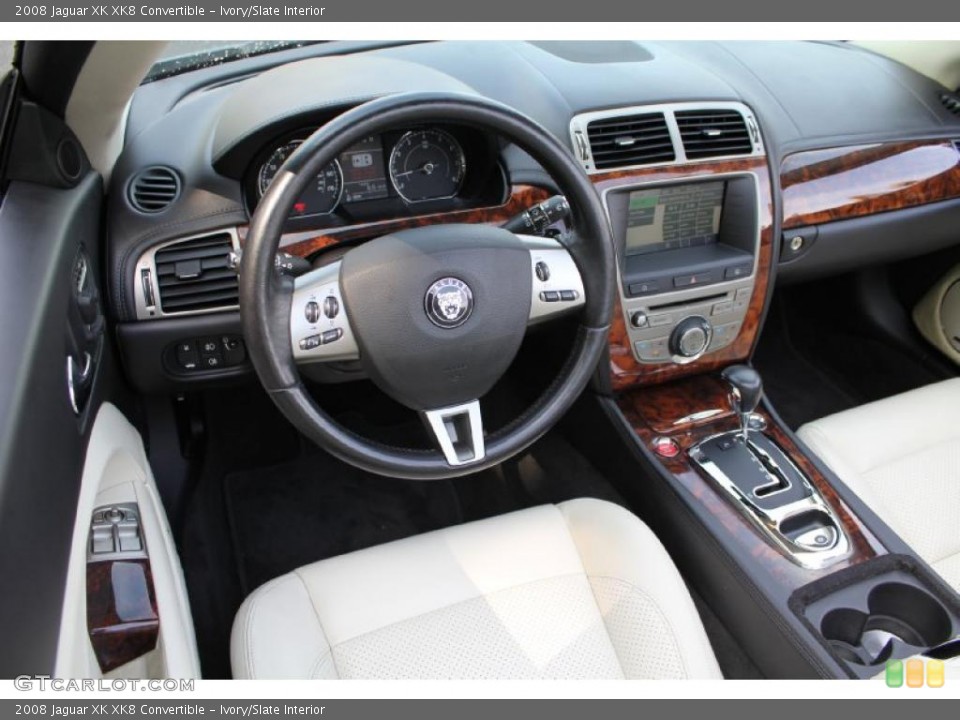 Ivory/Slate Interior Photo for the 2008 Jaguar XK XK8 Convertible #49019051