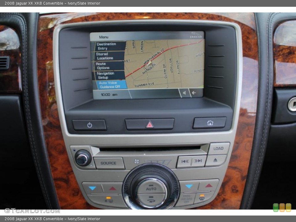 Ivory/Slate Interior Navigation for the 2008 Jaguar XK XK8 Convertible #49019195