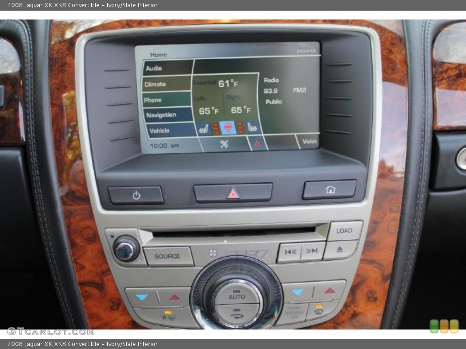 Ivory/Slate Interior Controls for the 2008 Jaguar XK XK8 Convertible #49019210