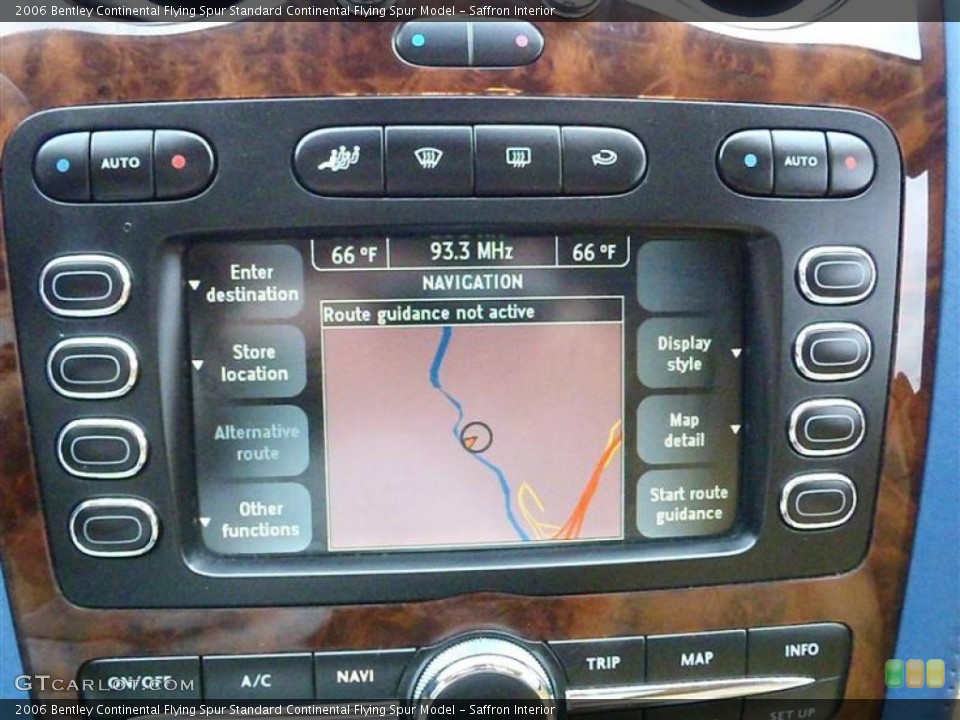 Saffron Interior Controls for the 2006 Bentley Continental Flying Spur  #49020803