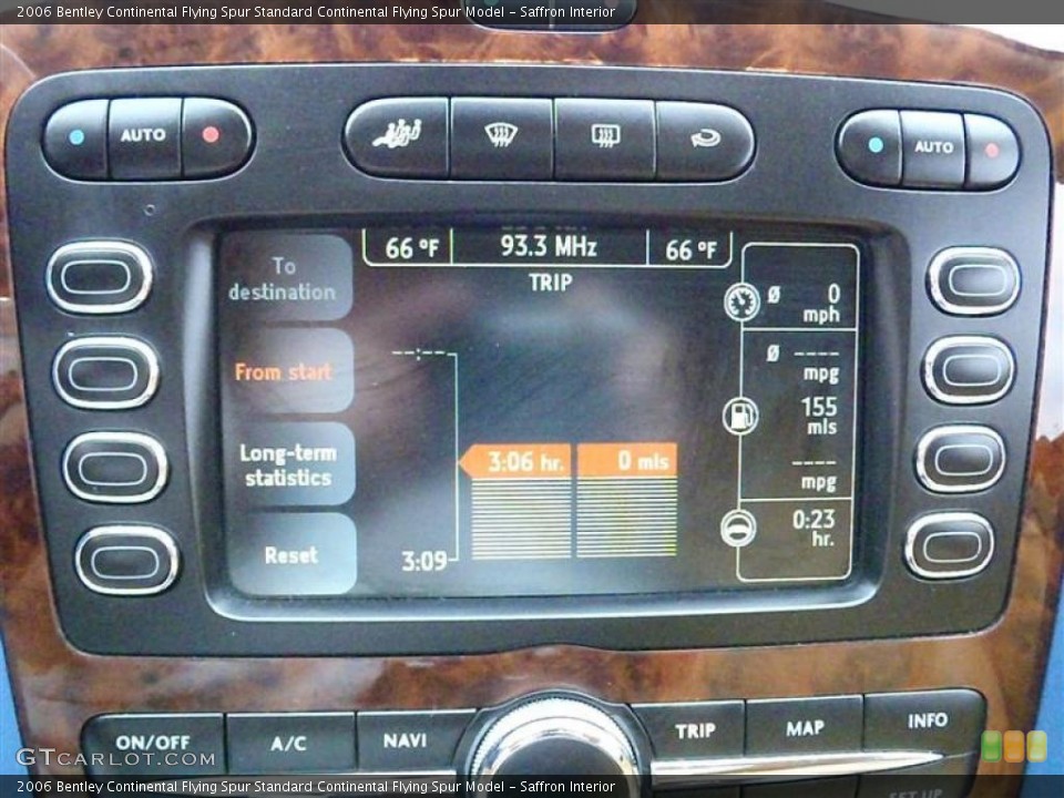 Saffron Interior Controls for the 2006 Bentley Continental Flying Spur  #49020866