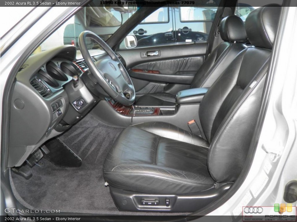 Ebony Interior Photo for the 2002 Acura RL 3.5 Sedan #49022165