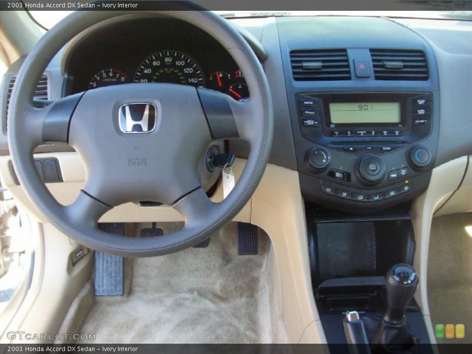 Ivory Interior Dashboard for the 2003 Honda Accord DX Sedan #49023059
