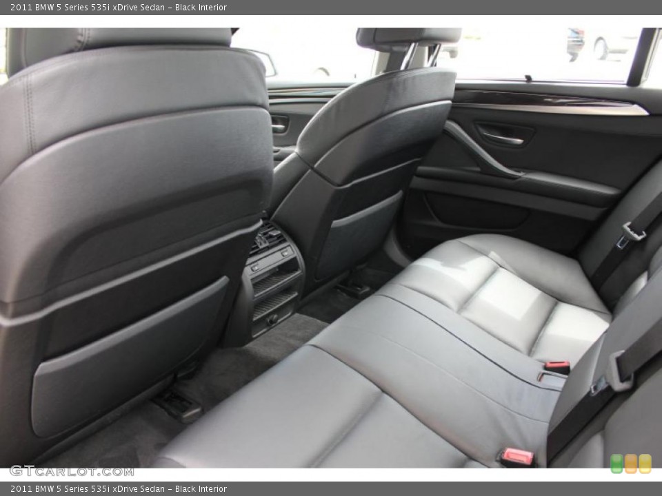 Black Interior Photo for the 2011 BMW 5 Series 535i xDrive Sedan #49023432