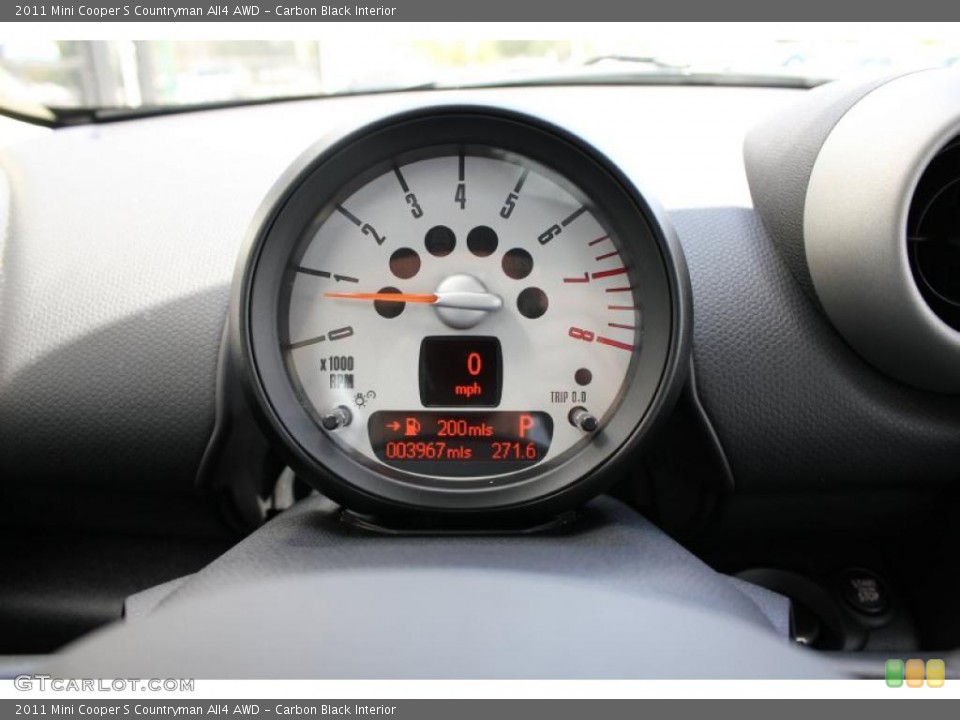 Carbon Black Interior Gauges for the 2011 Mini Cooper S Countryman All4 AWD #49025895