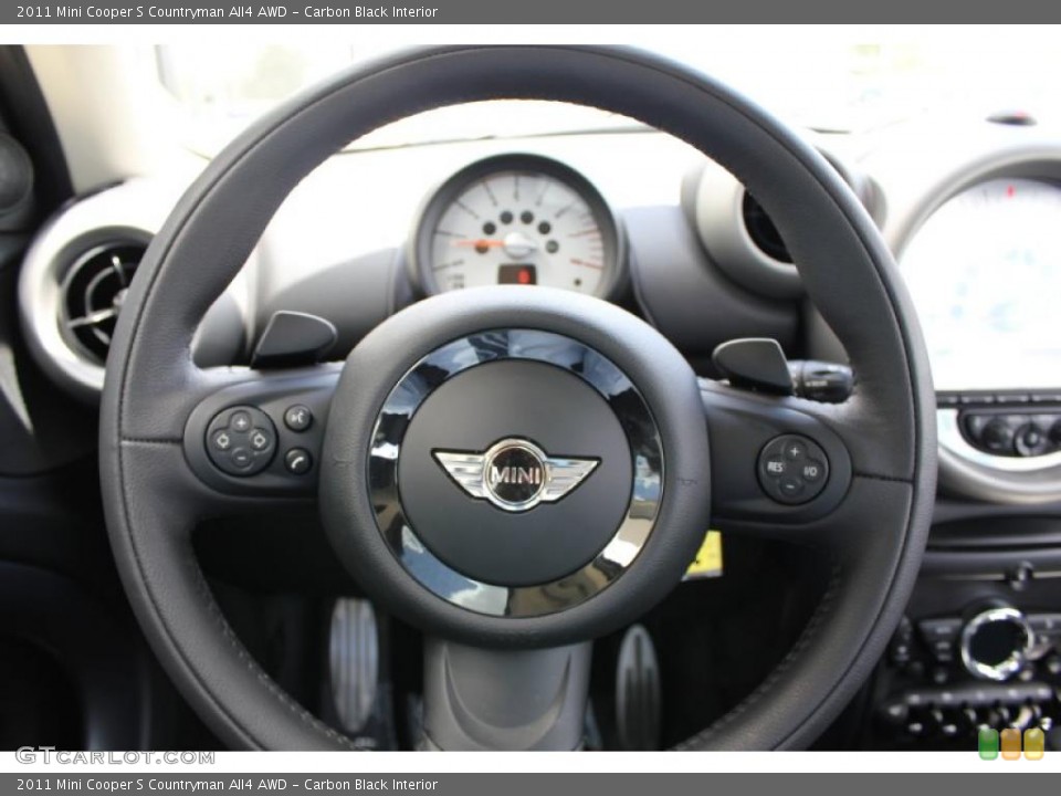 Carbon Black Interior Steering Wheel for the 2011 Mini Cooper S Countryman All4 AWD #49025910
