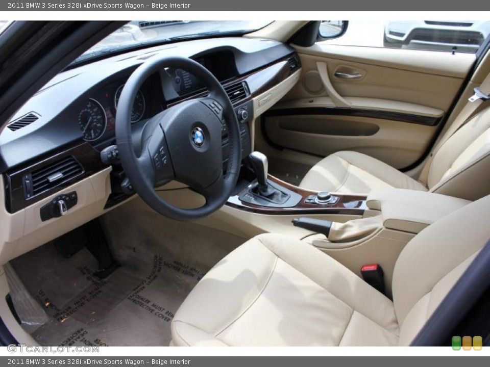 Beige Interior Photo for the 2011 BMW 3 Series 328i xDrive Sports Wagon #49026573