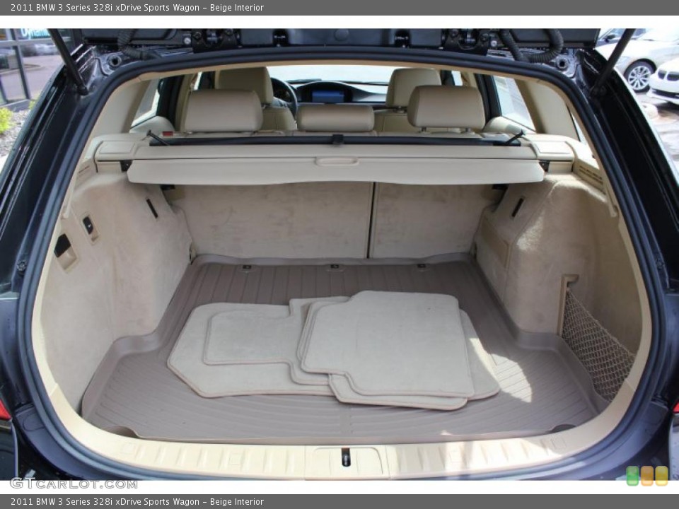 Beige Interior Trunk for the 2011 BMW 3 Series 328i xDrive Sports Wagon #49026846