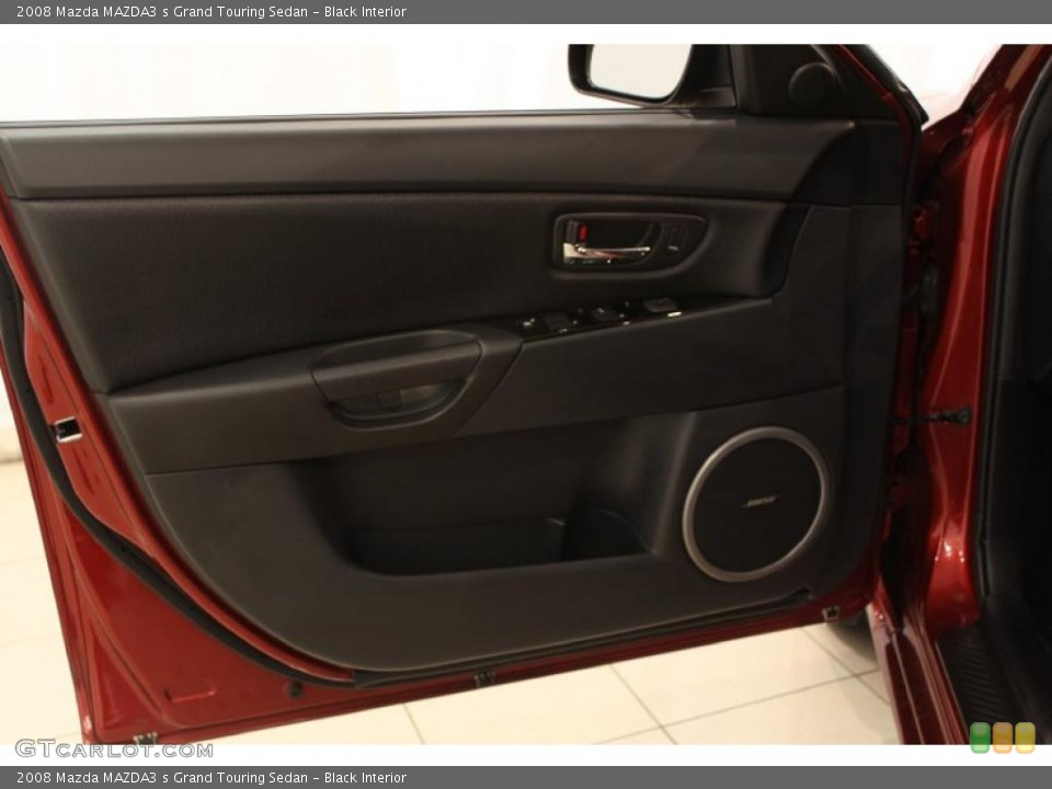 Black Interior Door Panel for the 2008 Mazda MAZDA3 s Grand Touring Sedan #49029944