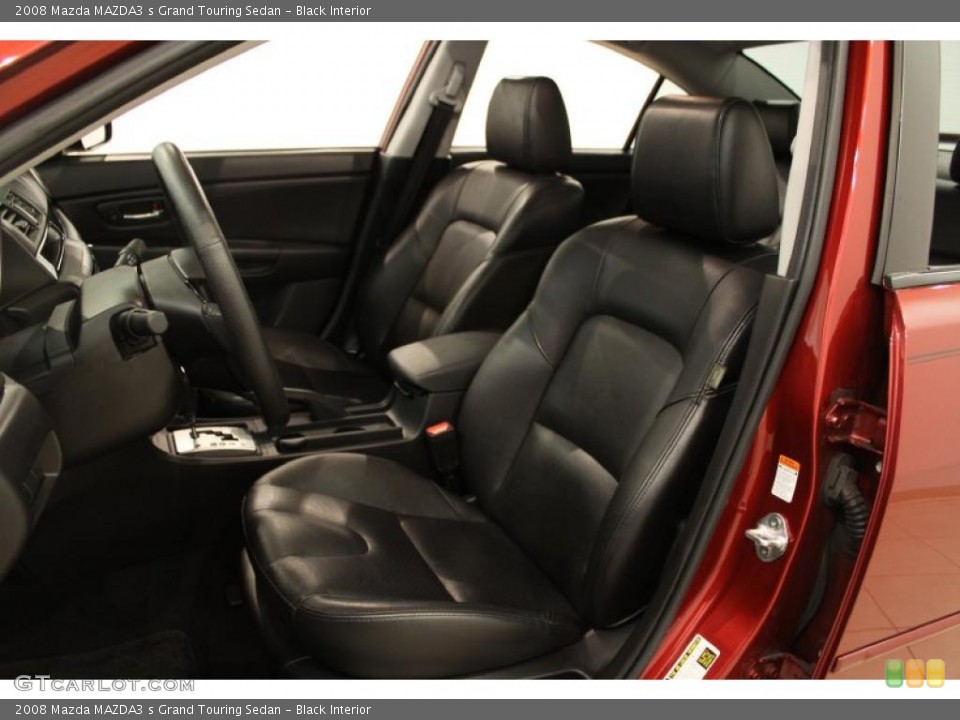 Black Interior Photo for the 2008 Mazda MAZDA3 s Grand Touring Sedan #49029990