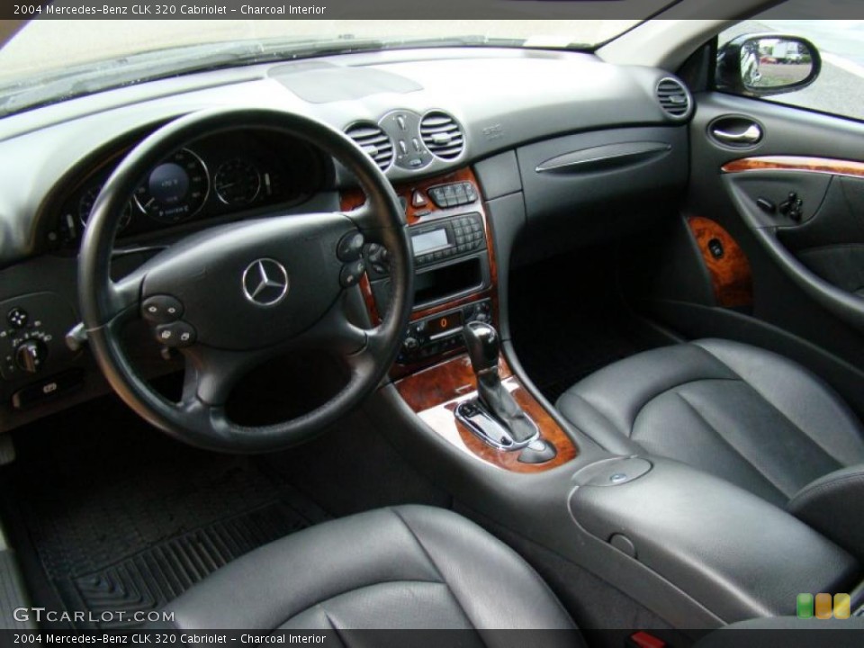 Charcoal Interior Photo for the 2004 Mercedes-Benz CLK 320 Cabriolet #49030044