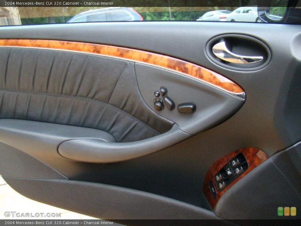 Charcoal Interior Door Panel for the 2004 Mercedes-Benz CLK 320 Cabriolet #49030059