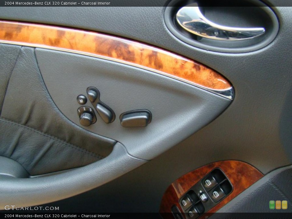 Charcoal Interior Controls for the 2004 Mercedes-Benz CLK 320 Cabriolet #49030077