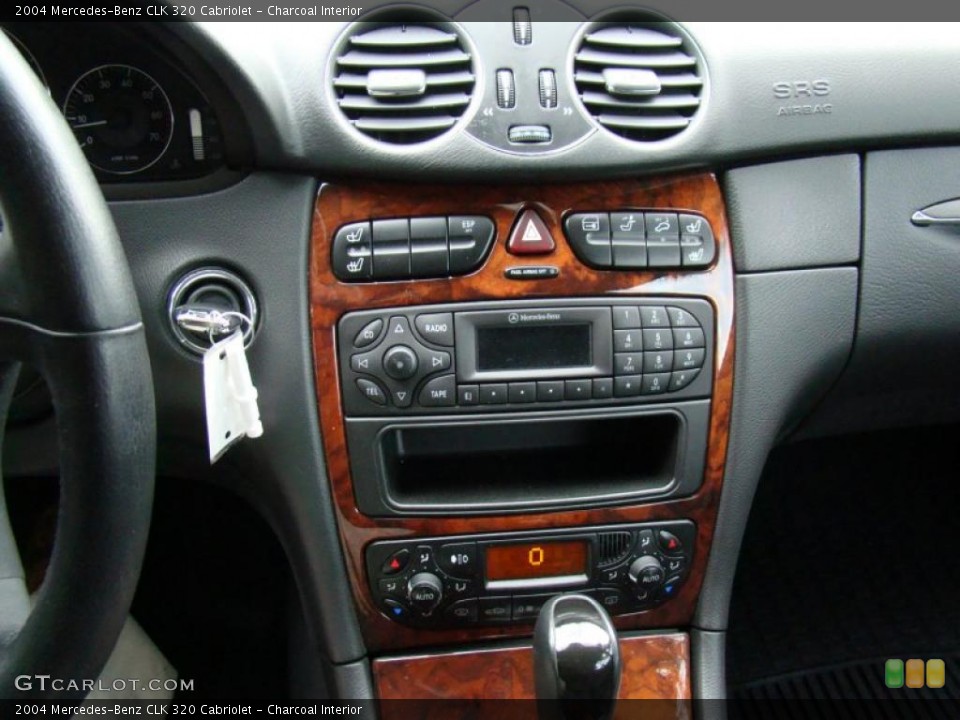 Charcoal Interior Controls for the 2004 Mercedes-Benz CLK 320 Cabriolet #49030095
