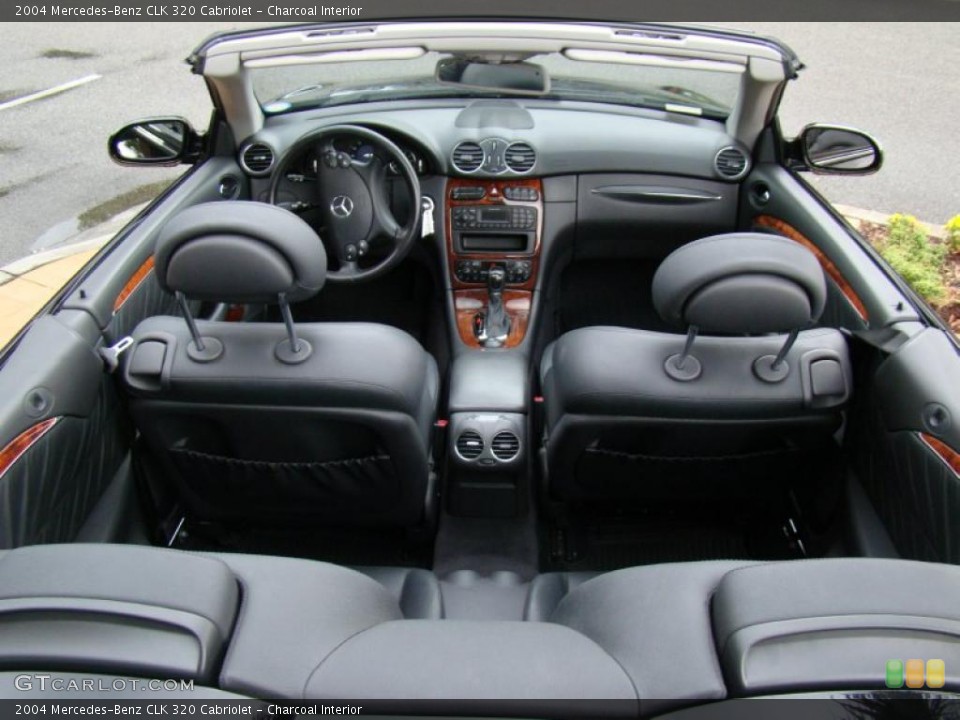 Charcoal Interior Photo for the 2004 Mercedes-Benz CLK 320 Cabriolet #49030314