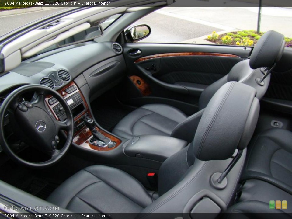 Charcoal Interior Photo for the 2004 Mercedes-Benz CLK 320 Cabriolet #49030338