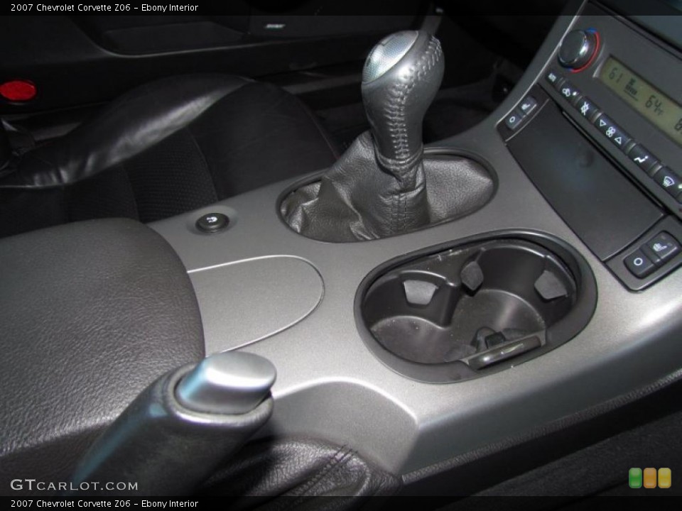 Ebony Interior Transmission for the 2007 Chevrolet Corvette Z06 #49034941