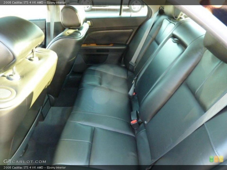 Ebony Interior Photo for the 2008 Cadillac STS 4 V6 AWD #49035933