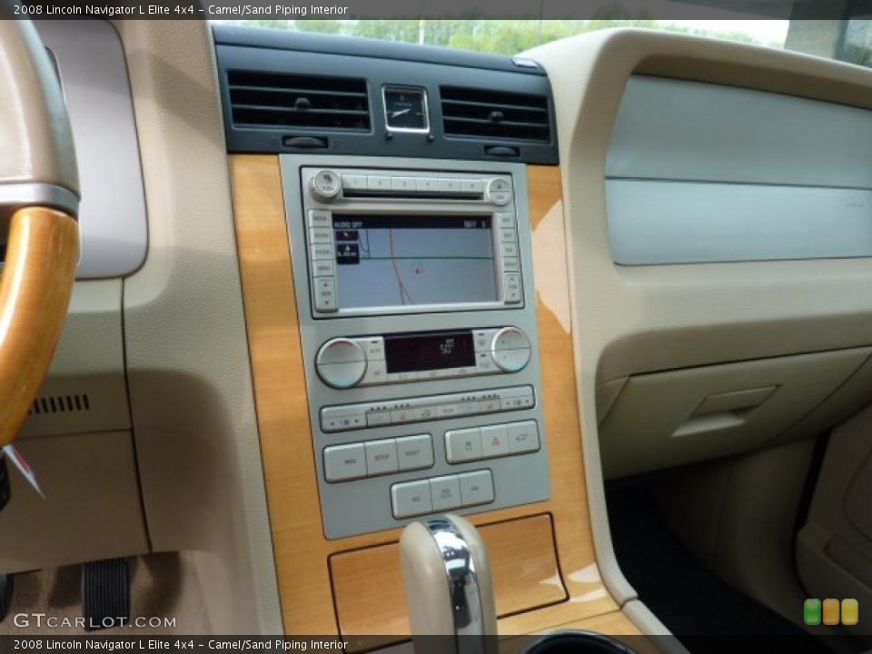 Camel/Sand Piping Interior Controls for the 2008 Lincoln Navigator L Elite 4x4 #49037760