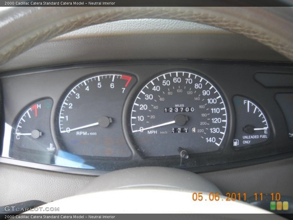 Neutral Interior Gauges for the 2000 Cadillac Catera  #49038897