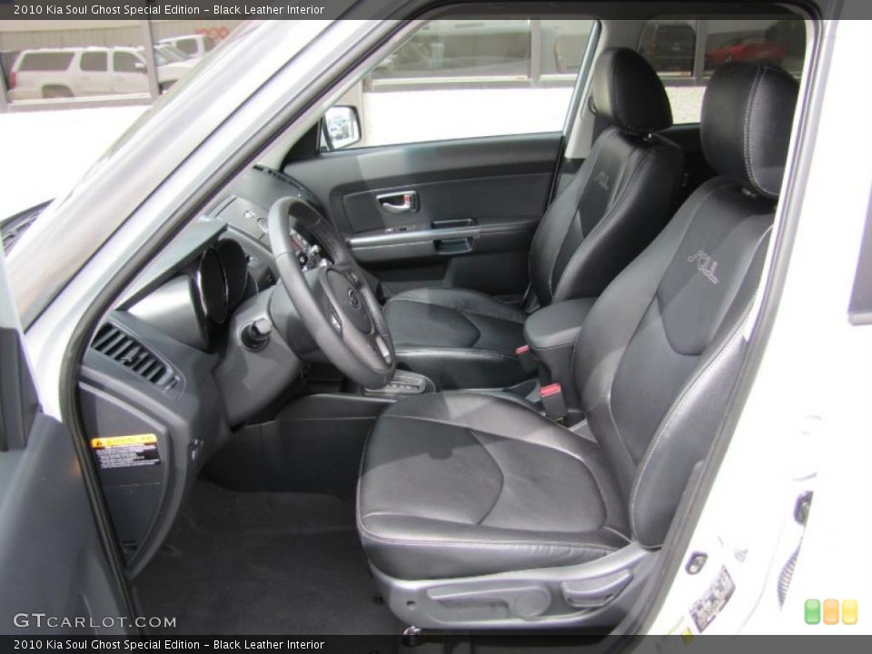 Black Leather Interior Photo for the 2010 Kia Soul Ghost Special Edition #49039815