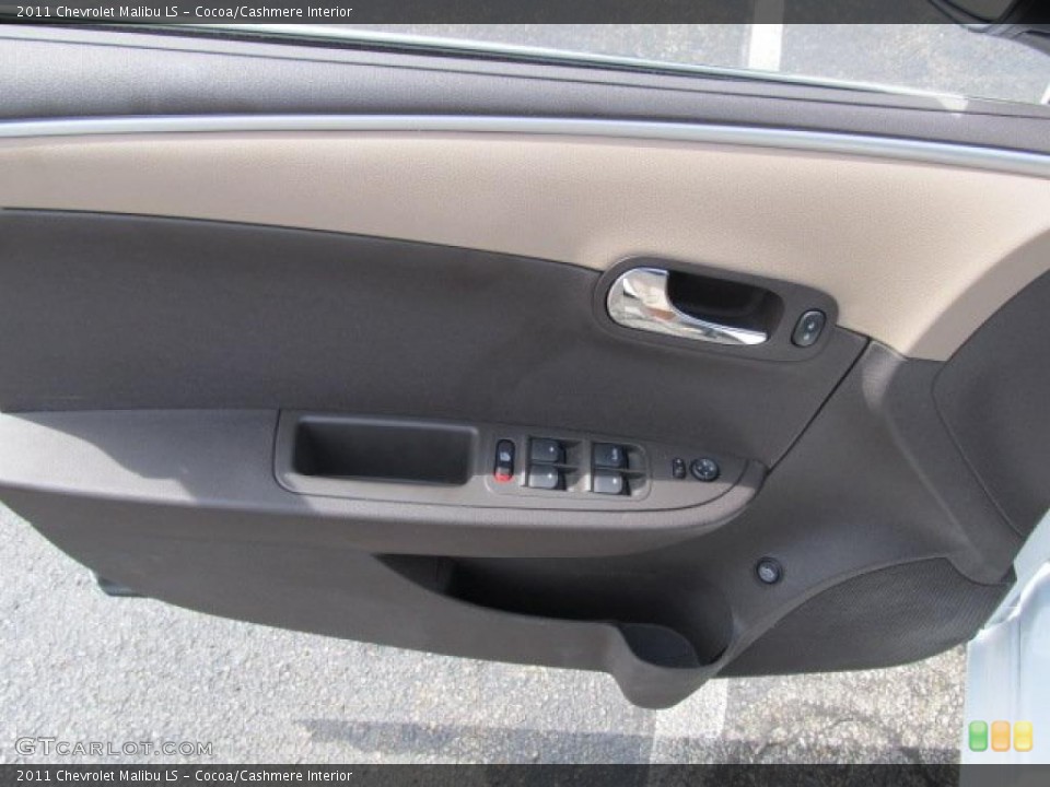 Cocoa/Cashmere Interior Door Panel for the 2011 Chevrolet Malibu LS #49040901