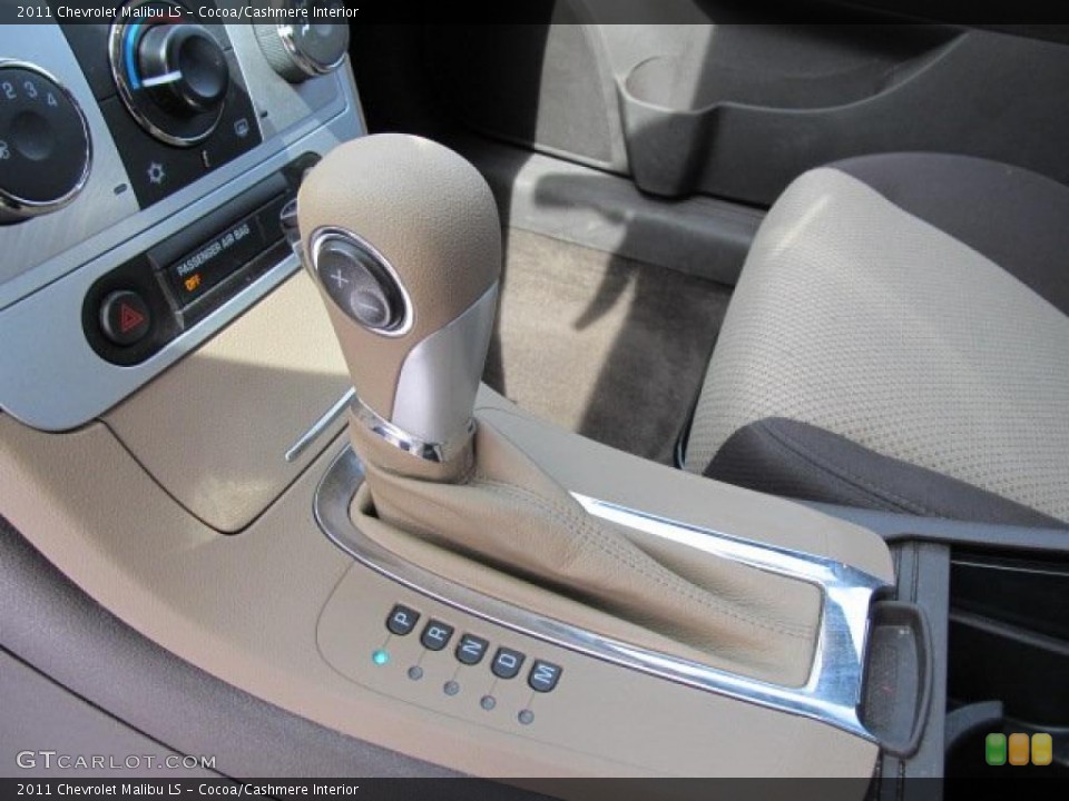 Cocoa/Cashmere Interior Transmission for the 2011 Chevrolet Malibu LS #49040937